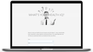 Mockup Macbook Health IQ