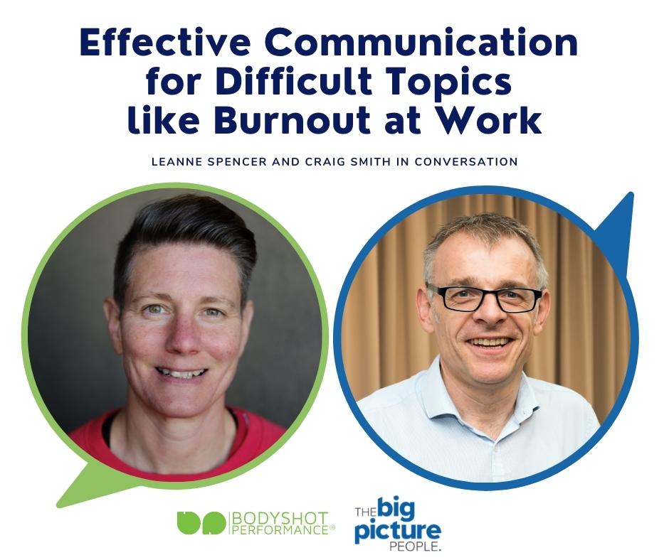 Effective Communication for Difficult Topics like Burnout at Work