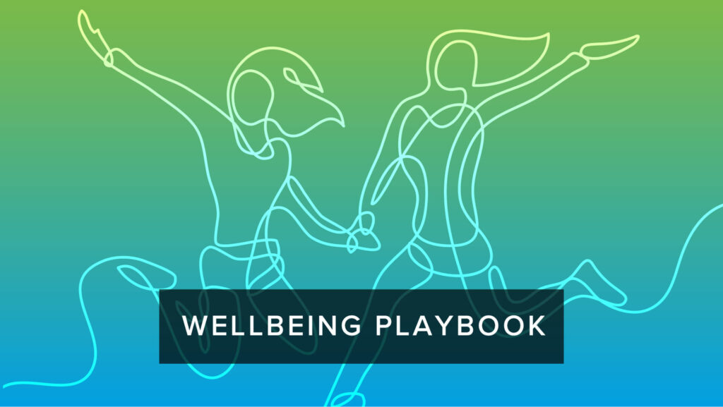 wellbeing at work programmes, wellbeing at work playbook and consultancy Bodyshot Performance happy people jumping